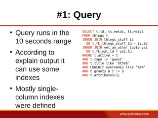 Advanced query optimization | PPT