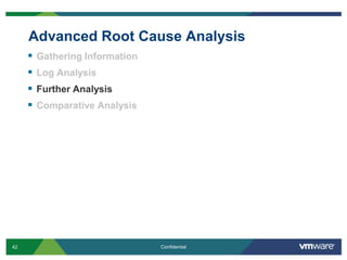 Advanced Root Cause AnalysisGathering InformationLog AnalysisFurther AnalysisComparative Analysis