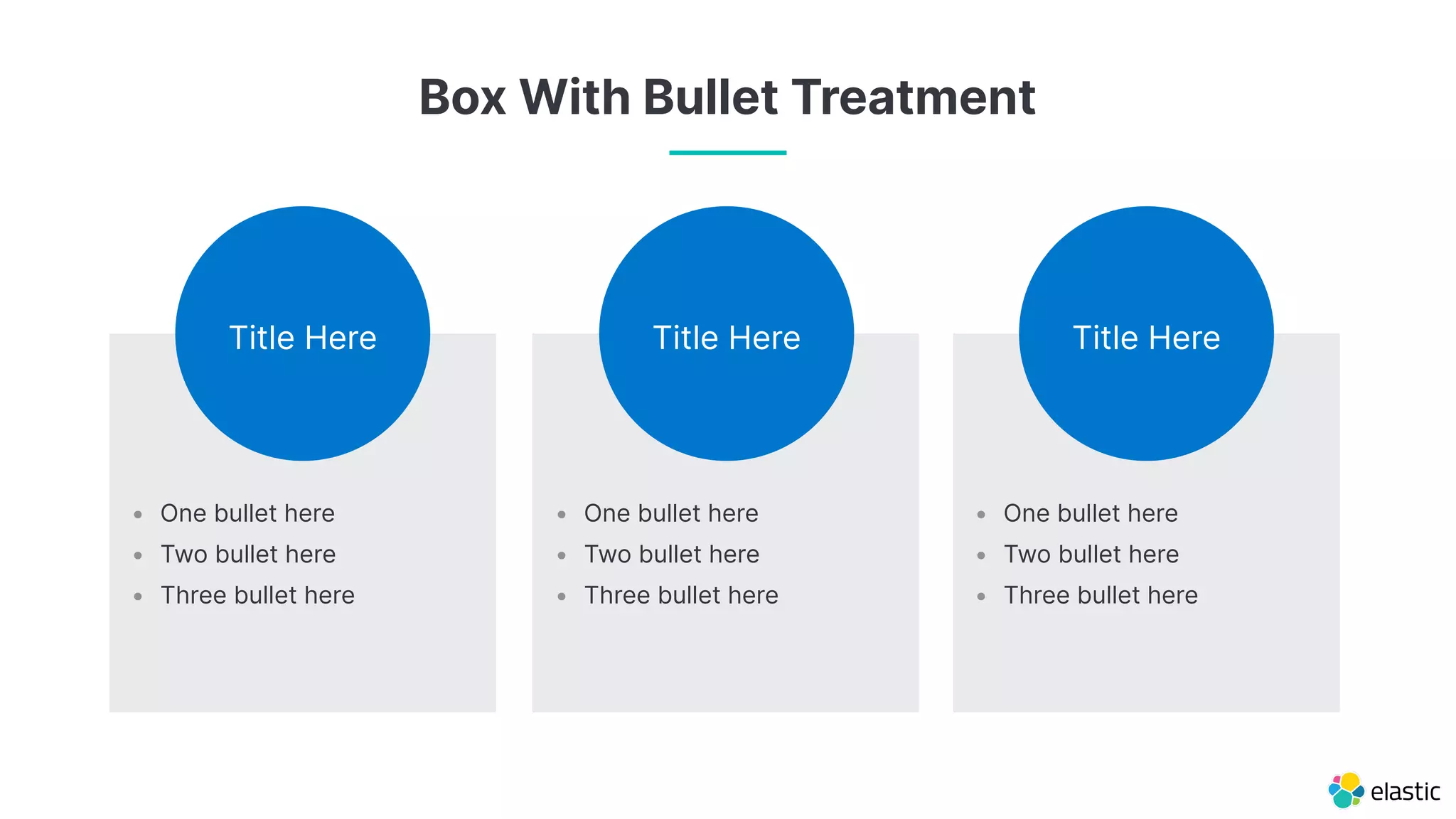 Title Here Title Here Title Here • One bullet here • Two bullet here • Three bullet here • One bullet here • Two bullet here • Three bullet here • One bullet here • Two bullet here • Three bullet here Box With Bullet Treatment 