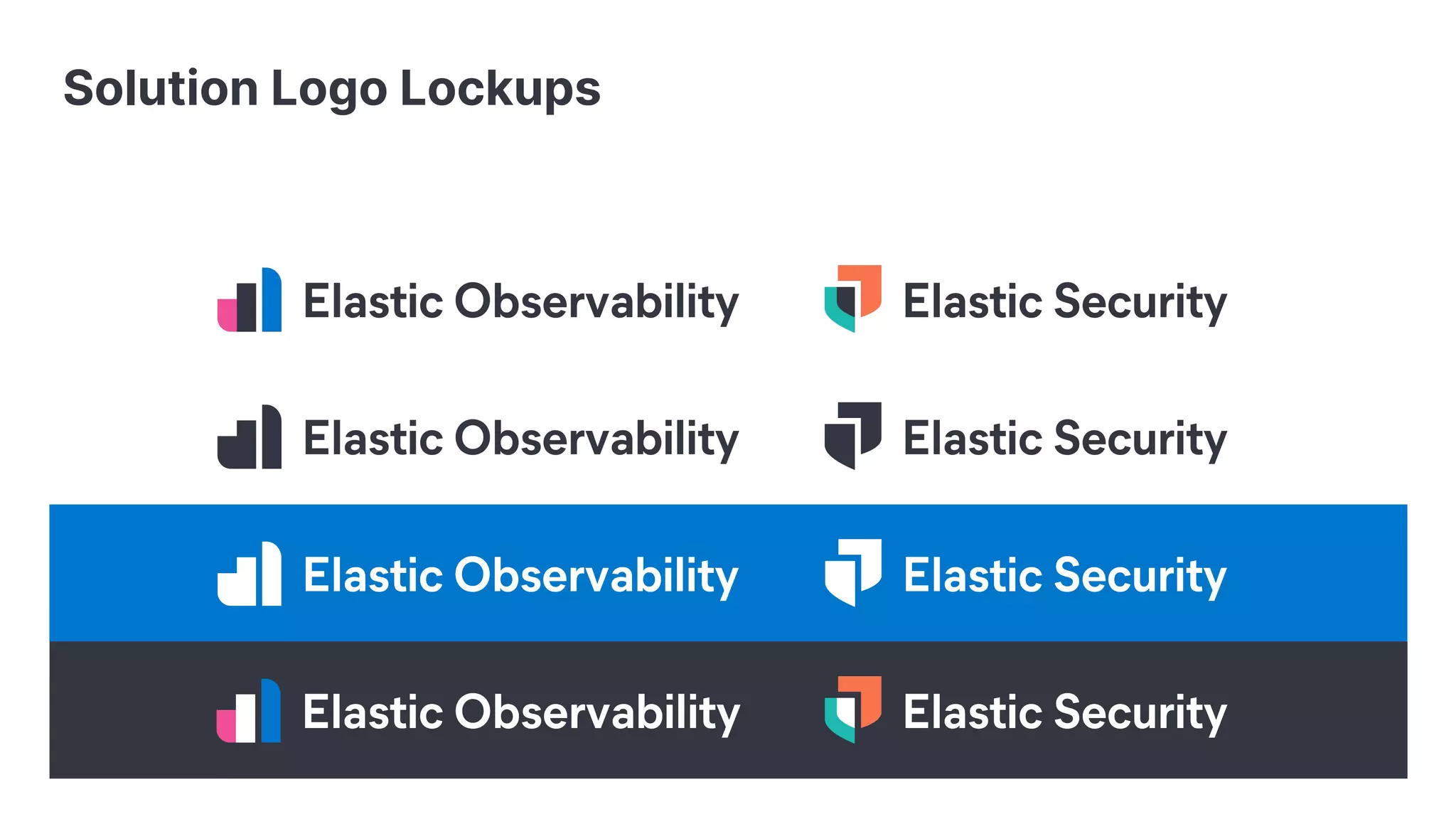Solution Logo Lockups
 