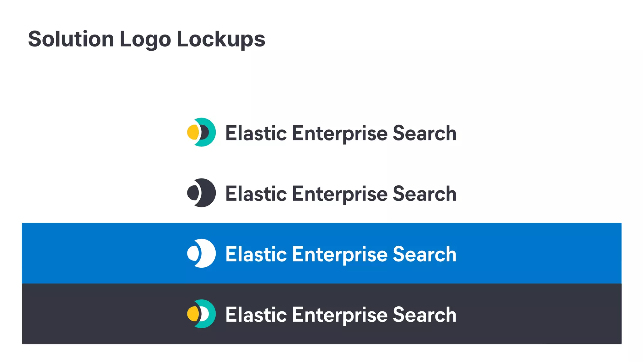 Solution Logo Lockups
 