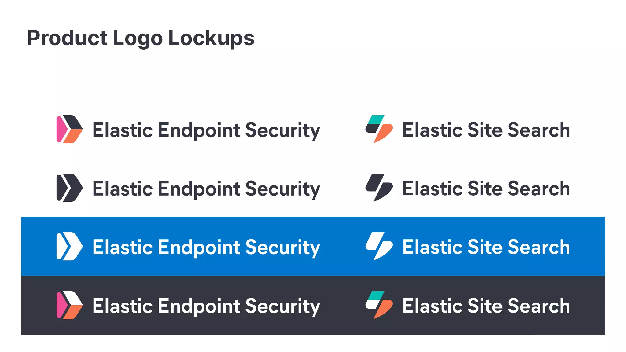 Product Logo Lockups
 