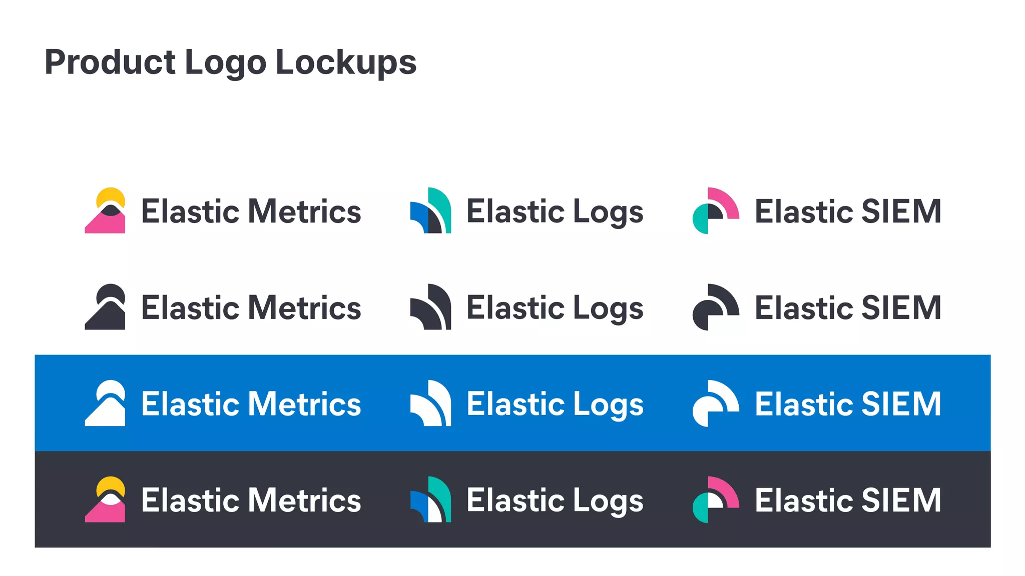Product Logo Lockups
 