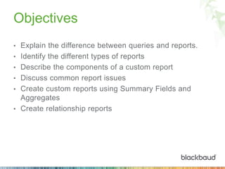 Advanced reporting with eTapestry custom reports - eTapestry User Group ...