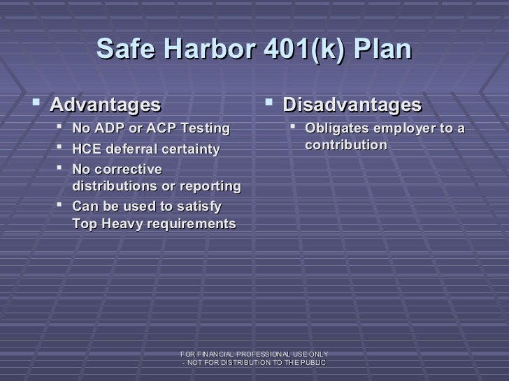 dc plan safe harbor dc plan safe harbor