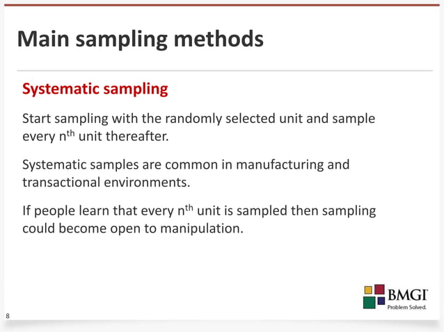 Advanced Sampling Part 1 Presentation Notes Pdf