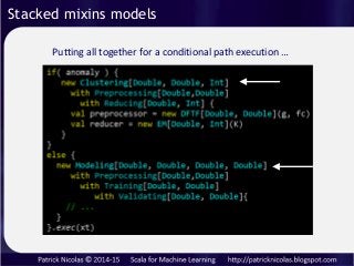 Putting all together for a conditional path execution …
Stacked mixins models
 