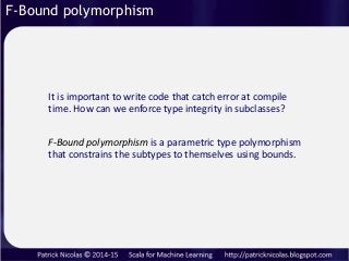 F-Bound polymorphism is a parametric type polymorphism
that constrains the subtypes to themselves using bounds.
It is impo...