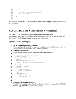 Advanced Schema Markup Strategies for 2026 | DOCX