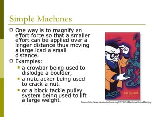 Small Machine Example Simple Machines | PPT