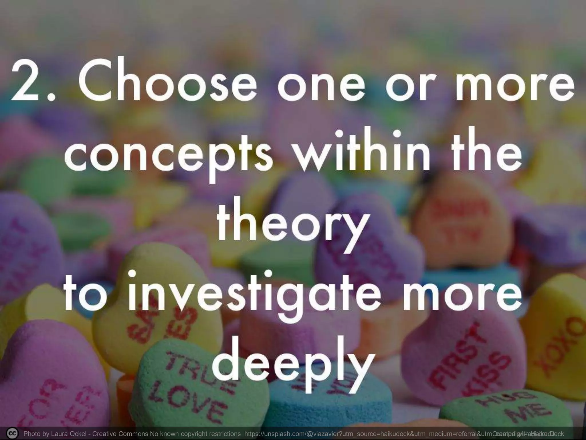 Photo by Laura Ockel - Creative Commons No known copyright restrictions https://unsplash.com/@viazavier?utm_source=haikudeck&utm_medium=referral&utm_campaign=api-creditCreated with Haiku Deck
 