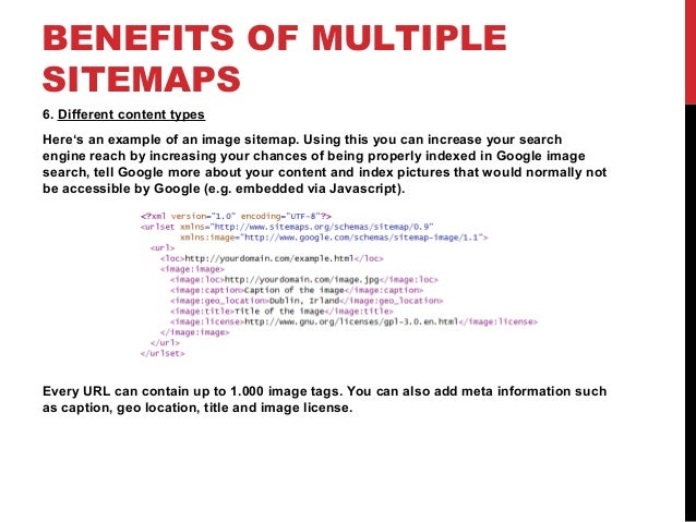 advanced seo through multiple xml sitemaps