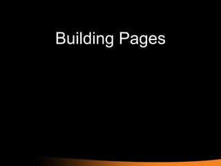 Building Pages 