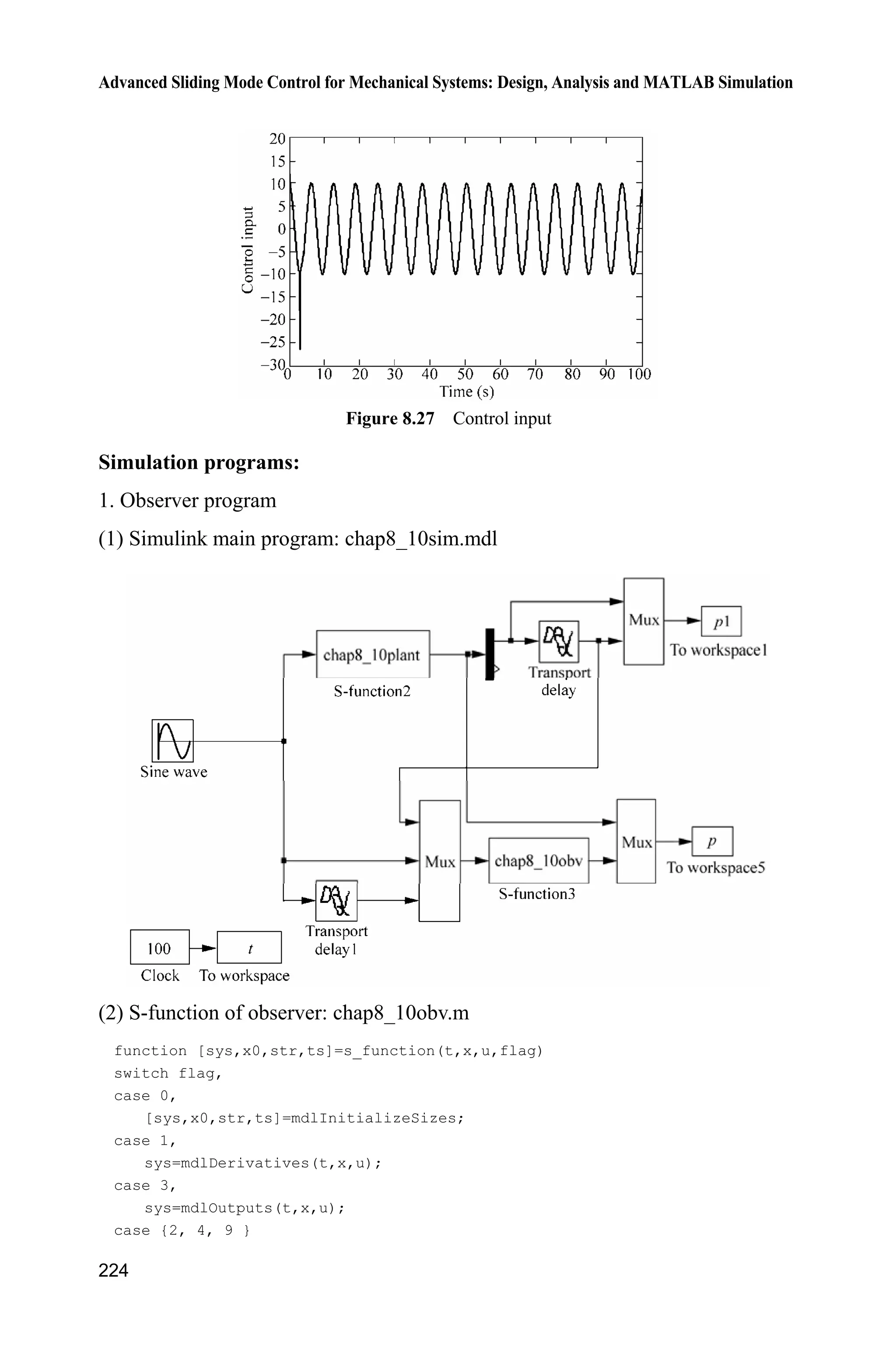 0
0|| ( ) || || ( ) || e
t t
t l t
O
G ' G '  
  (8.76)
Lemma 1[9]
: The observer (8.79) is equivalent to the following relations:
  