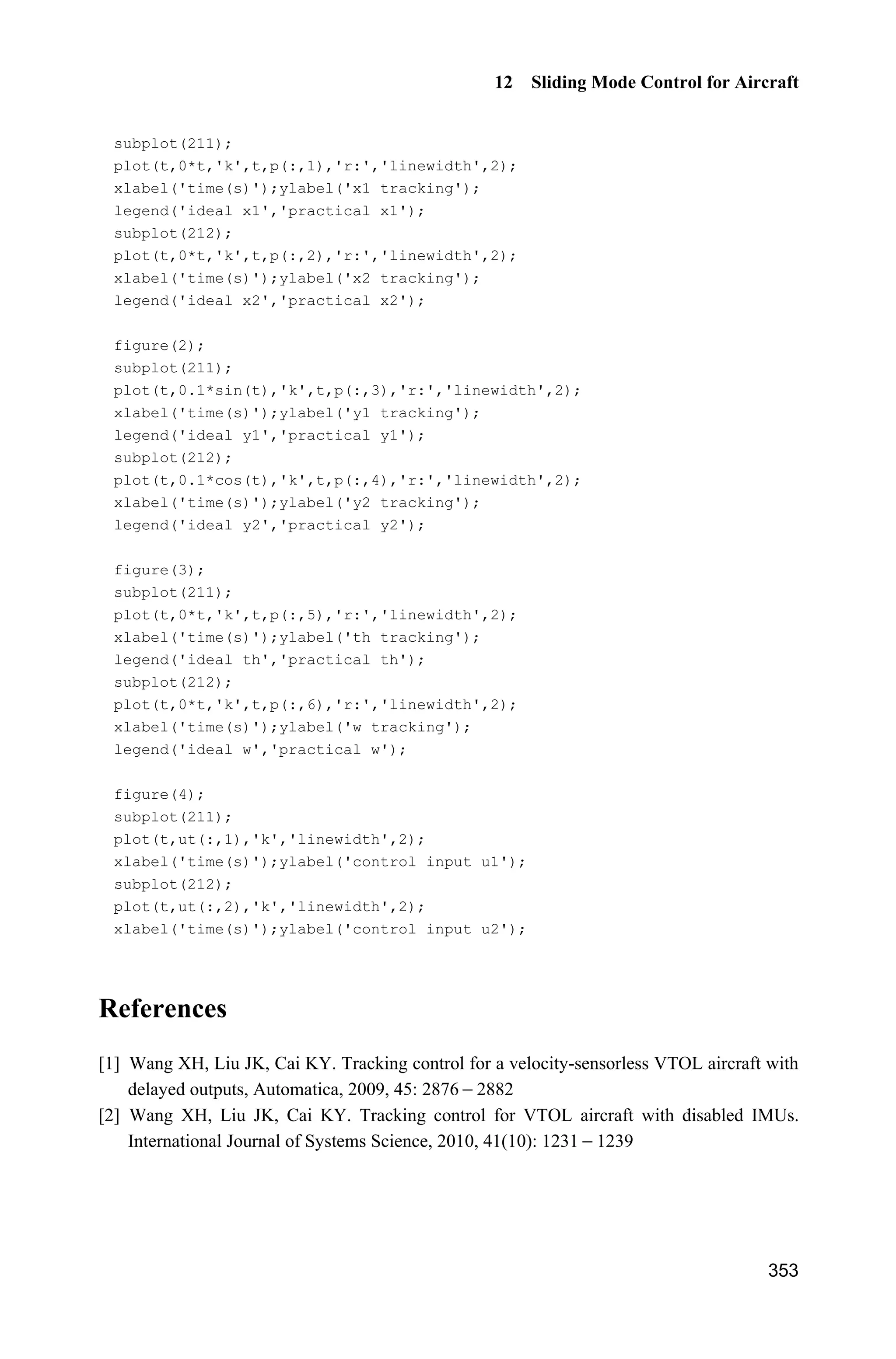 Advanced Sliding Mode Control for Mechanical Systems: Design, Analysis and MATLAB Simulation
328
 
