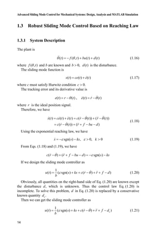 Advanced sliding mode control for mechanical systems | PDF