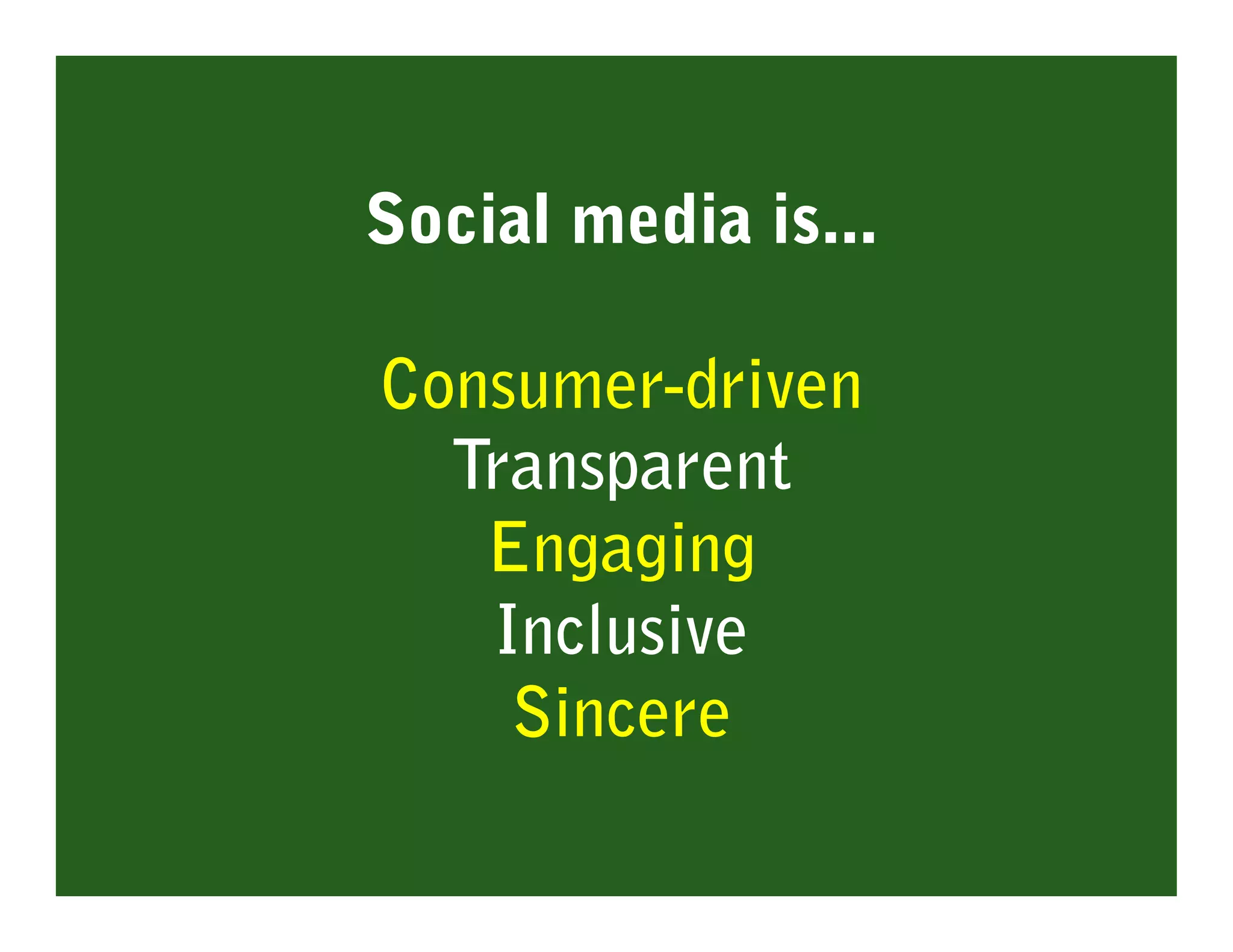 Developing a Social Media Plan