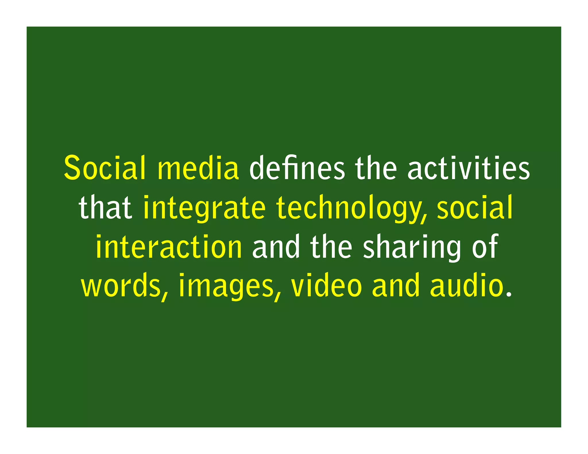 Developing a Social Media Plan