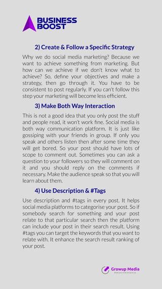 Advanced social media marketing guide