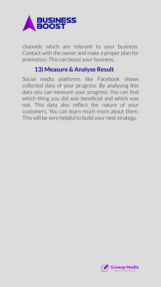 Advanced social media marketing guide