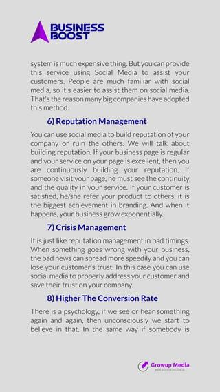 Advanced social media marketing guide
