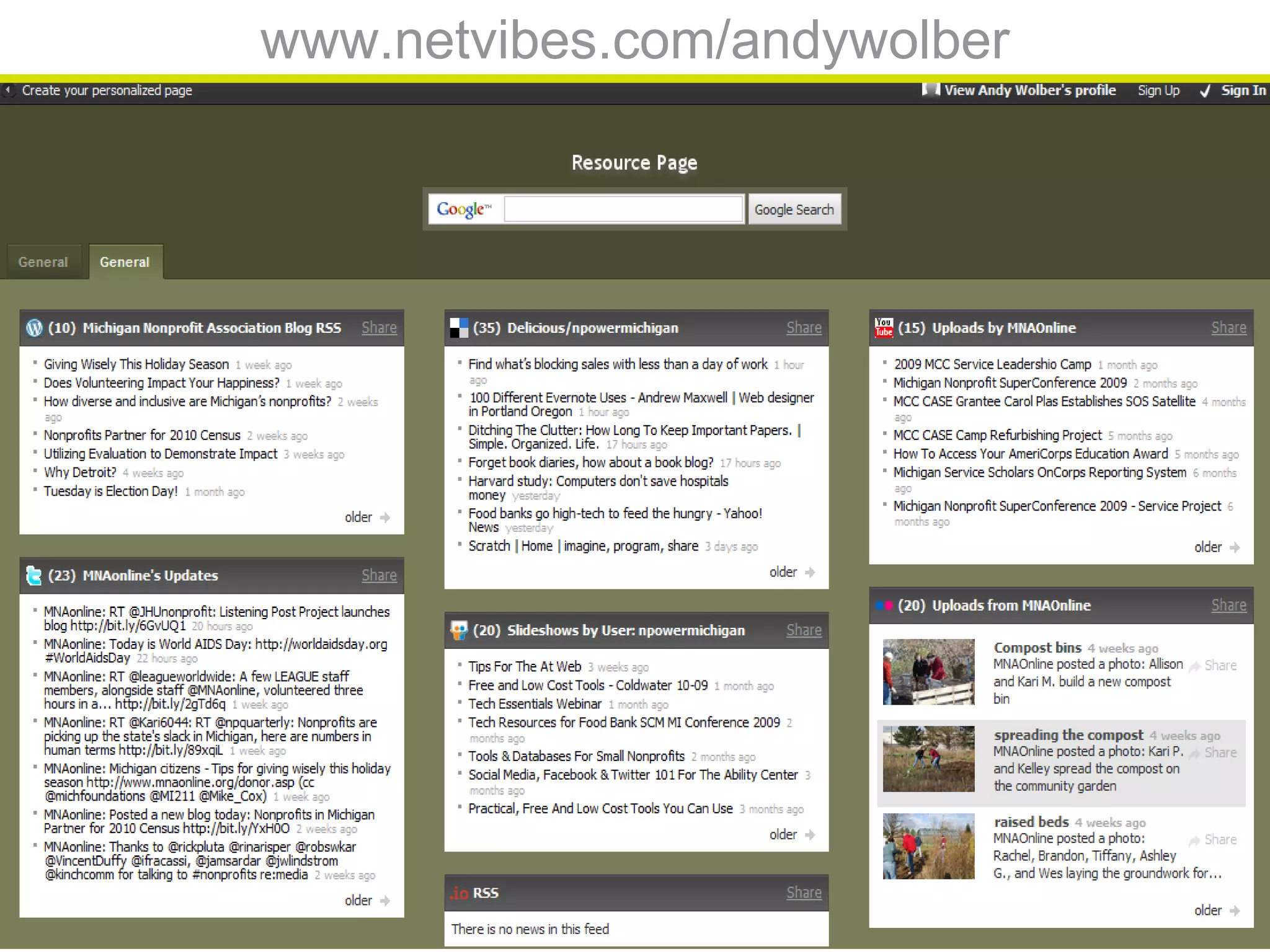 www.netvibes.com/andywolber