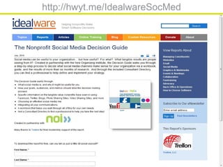http://hwyt.me/IdealwareSocMed
 