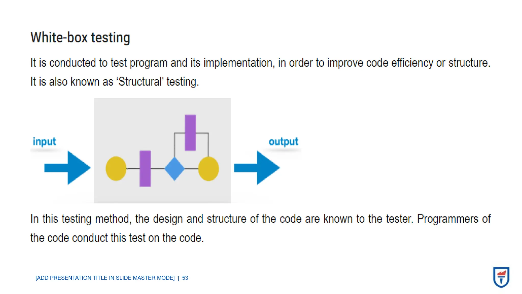 [ADD PRESENTATION TITLE IN SLIDE MASTER MODE] | 53
 