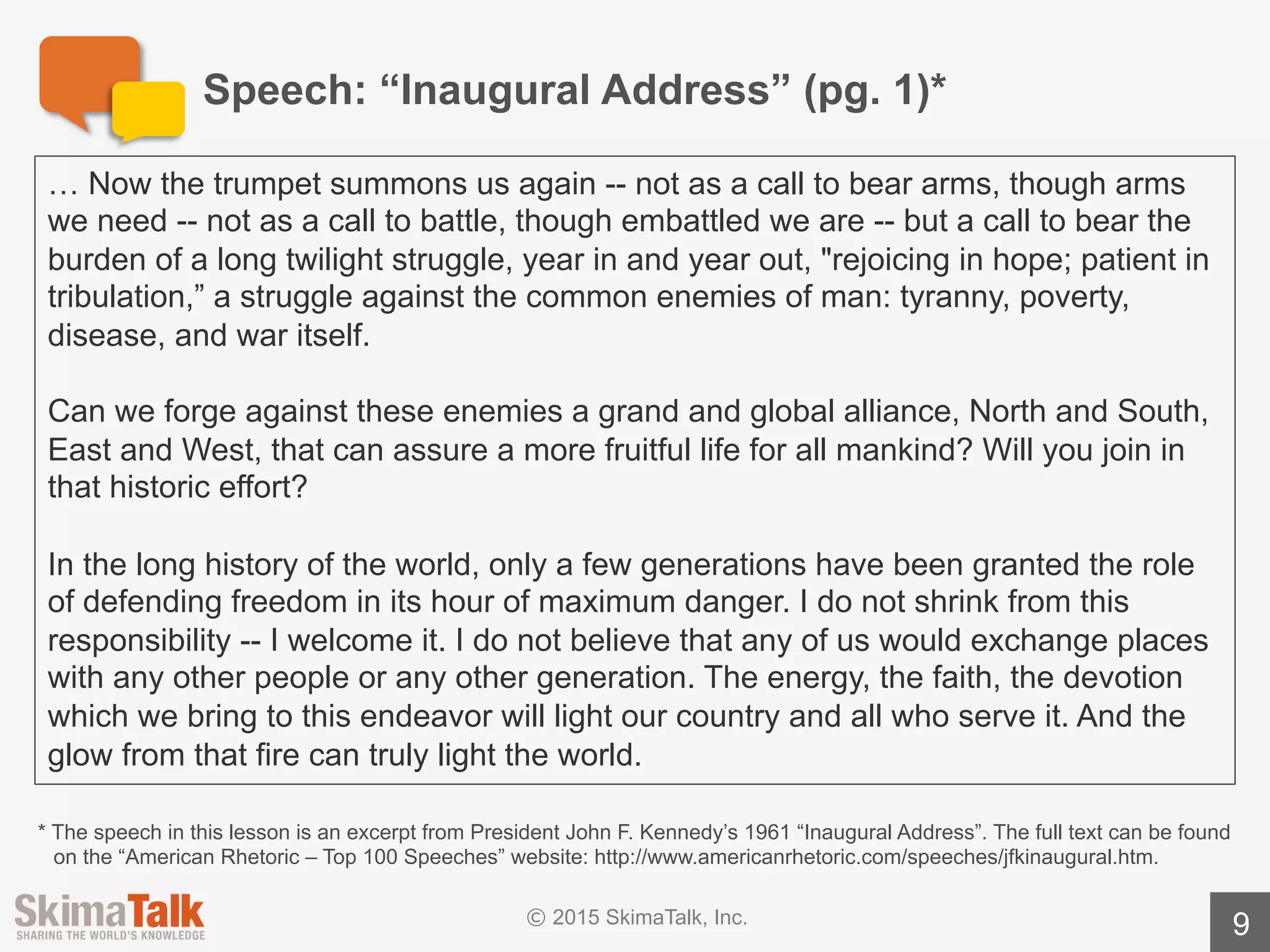 Advanced Speech Delivery Lesson 2 Ppt