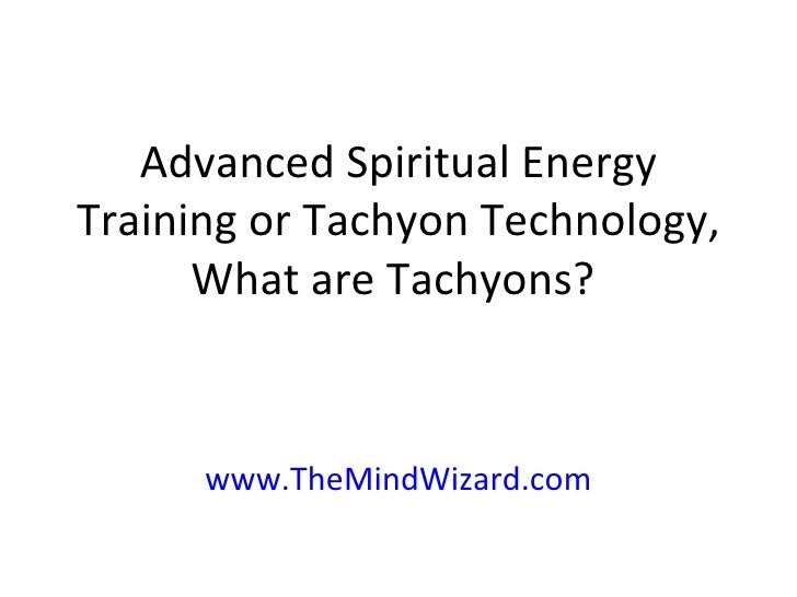 Tachyon energie