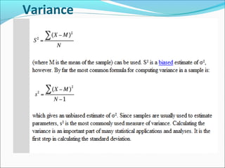Advanced Statistics