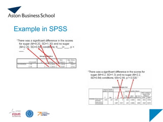 Example in SPSS
 