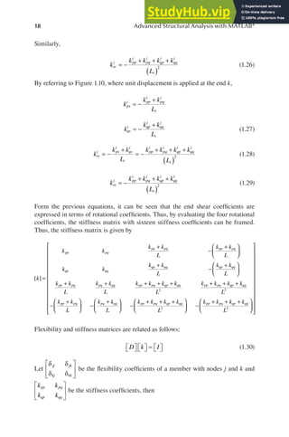 Advanced Structural Analysis With MATLAB | PDF
