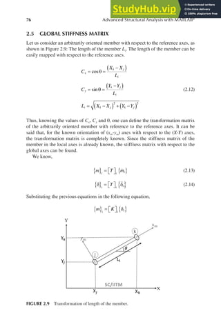Advanced Structural Analysis With MATLAB | PDF