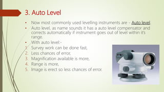 Advanced surveying instruments | PPTX