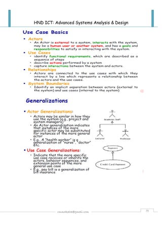Advanced Systems Analyis Design (UML) | PDF