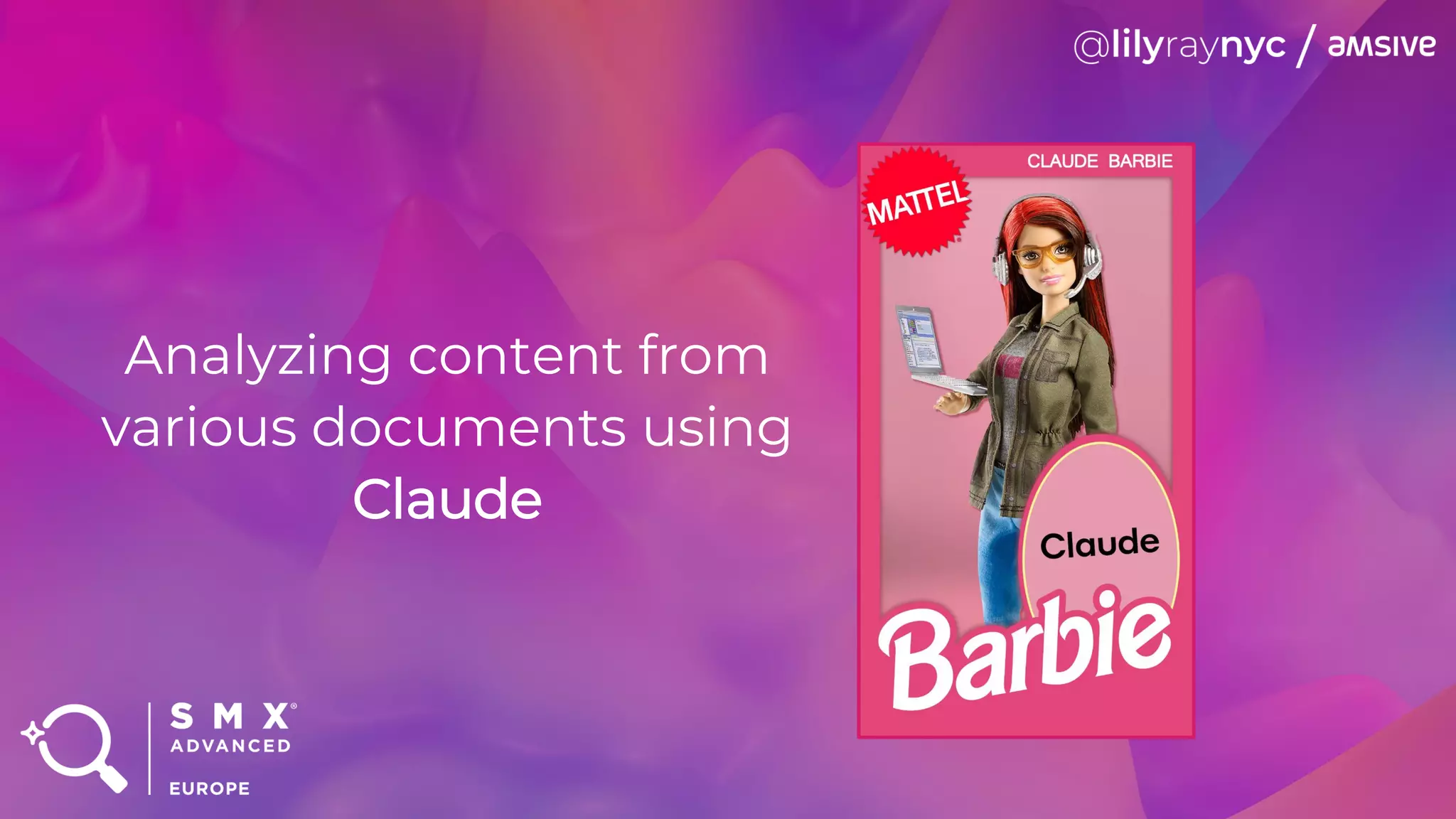 Analyzing content from
various documents using
Claude
 