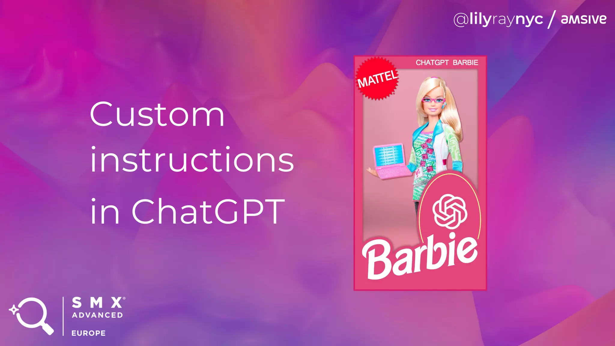 Custom
instructions
in ChatGPT
 