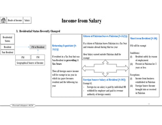 Advanced taxation (cfap5) by fawad hassan [lecture3] | PPT