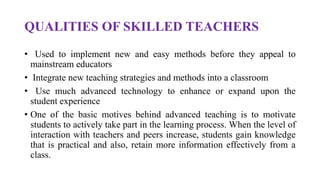 Advanced Teaching Methods | PPTX