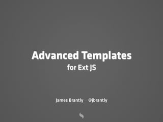Advanced Templates for Ext JS | PDF