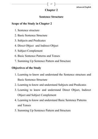 Advanced text book advanced english 1 10 chapters ปรับใหม่ | DOCX