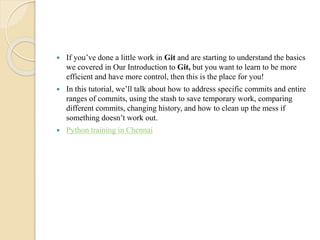 Advanced topics with python | PPTX