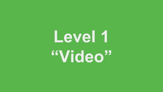 Level 1
“Video”
 