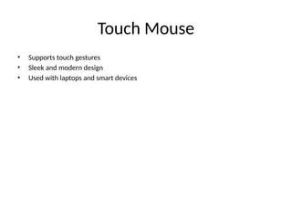 Advanced_Types_of_Mouse.pptx mouse power point presentation | PPTX