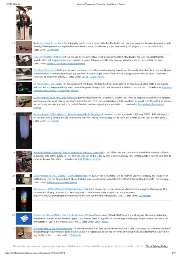 Advanced View Arduino Projects List - Use Arduino for Projects-2.pdf