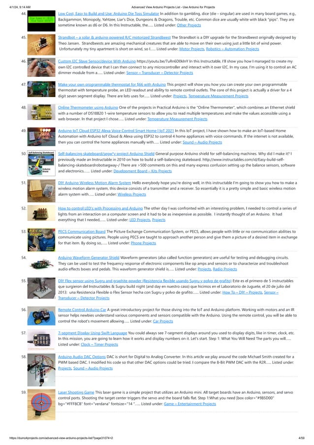 Advanced View Arduino Projects List - Use Arduino for Projects-2.pdf