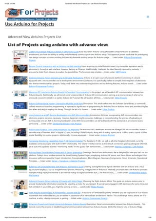 Advanced View Arduino Projects List - Use Arduino for Projects.pdf