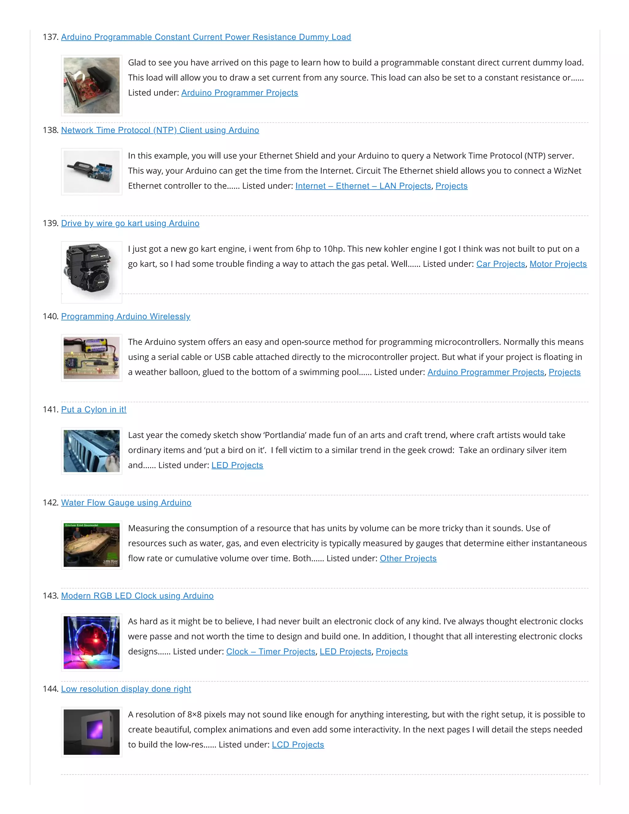 Advanced view arduino projects list use arduino for projects (4) | PDF