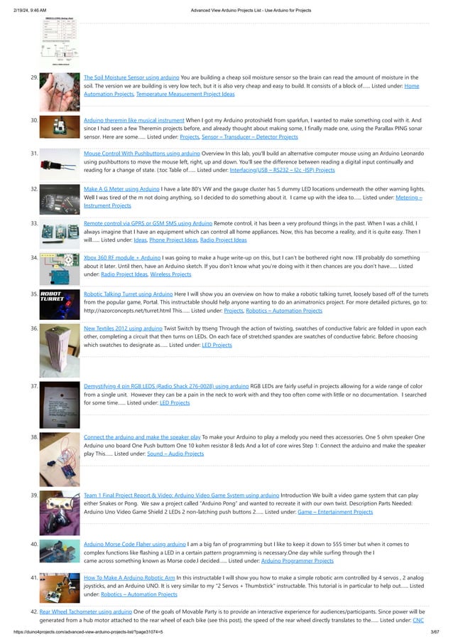 Advanced View Arduino Projects List - Use Arduino for Projects 5.pdf